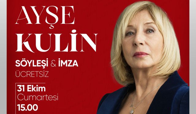 Usta Yazar Ayşe Kulin Eskişehir’e Geliyor