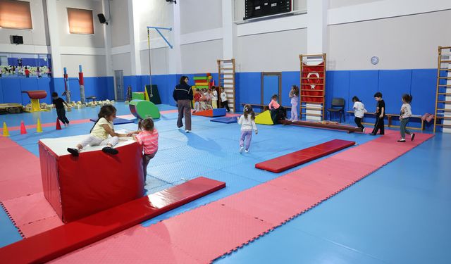 Tepebaşı'nın Minikleri Spora İlk Adımı Jimnastikle Atıyor