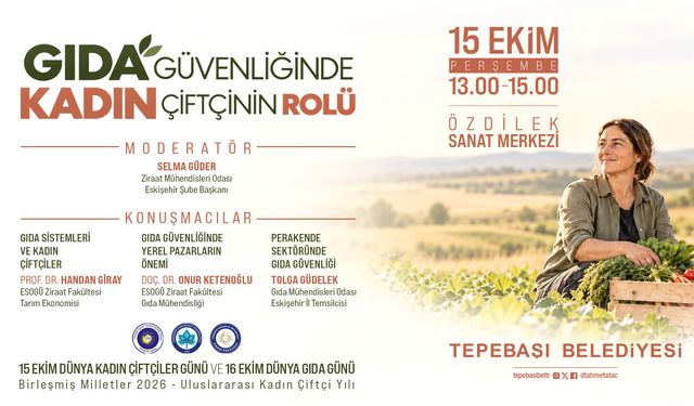 Dünya Kadın Çiftçiler Günü’nde Eskişehir’de dev panel