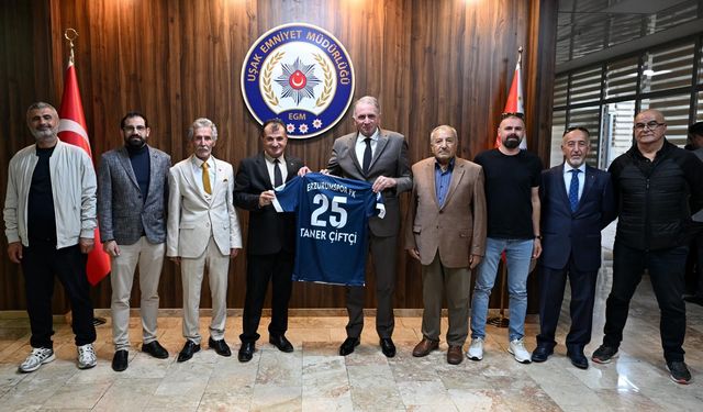 ESKERDER’den Uşak İl Emniyet Müdürü Taner Çiftçi’ye 'hayırlı olsun' ziyareti