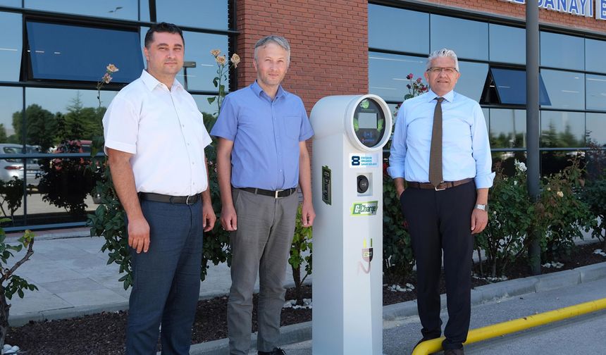 Eskişehir OSB elektrikli araçlar için şarj istasyonları kuruyor