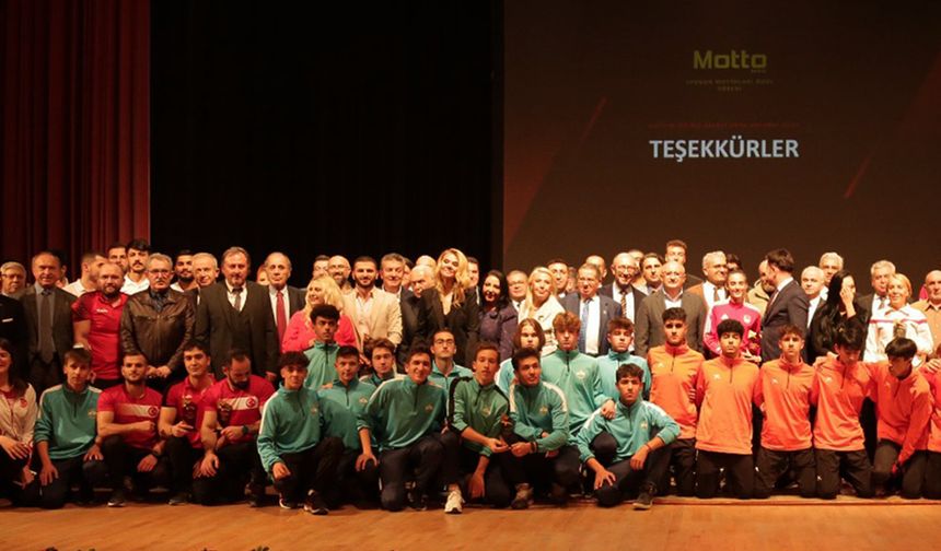 Sporun mottoları ödüllerini aldı