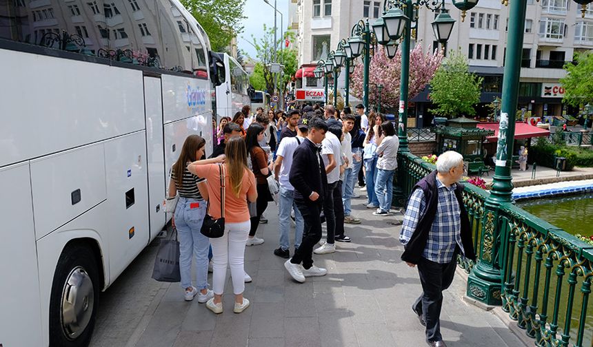 Bayram sonrası Eskişehir'e turist akını devam ediyor