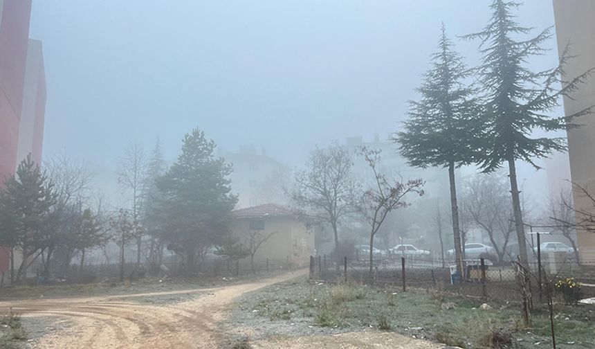 Eskişehir güne yoğun sisle başladı