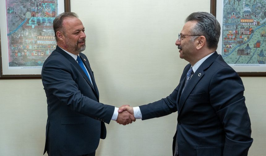 Konsolostan Vali Aksoy'a ziyaret