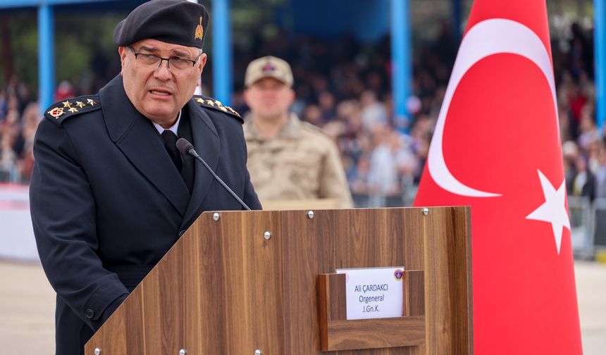 Jandarma Genel Komutanı  yemin törenine katıldı