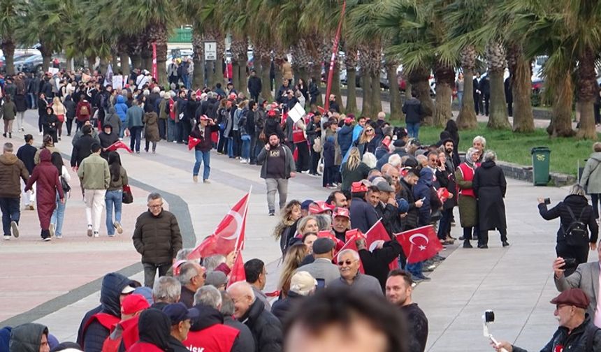 Samsun’da "Adalet Zinciri" etkinliği