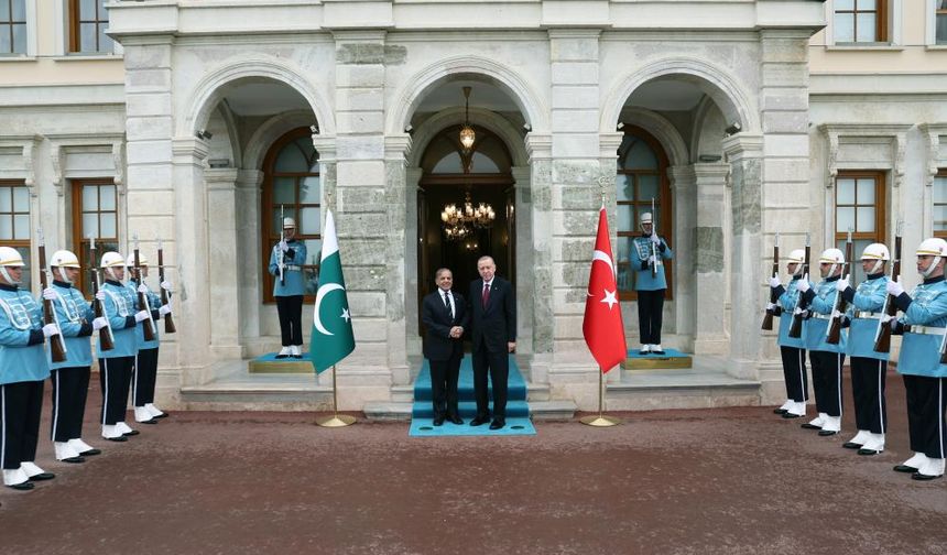 Cumhurbaşkanı Erdoğan, Pakistan Başbakanı Şerif’i kabul etti