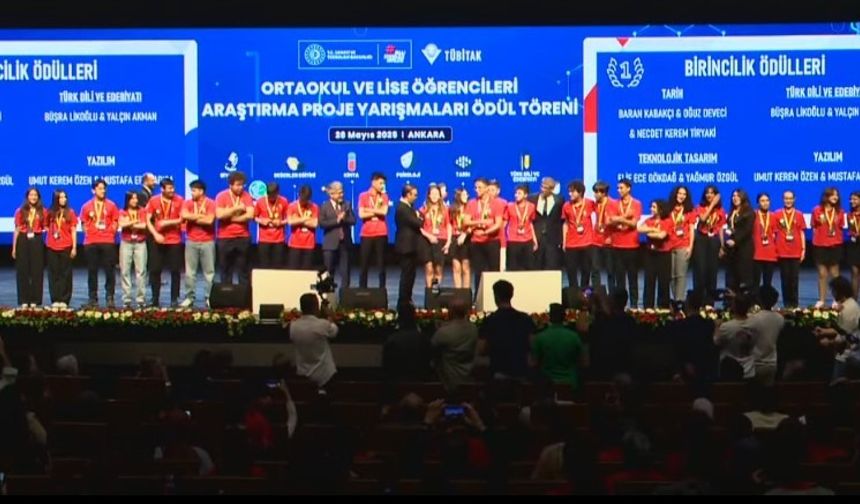 Dumlupınar BİLSEM’e TÜBİTAK'tan ödül yağdı