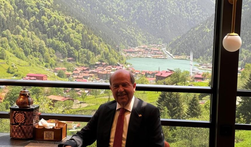 KKTC Cumhurbaşkanı Ersin Tatar, Uzungöl’e hayran kaldı