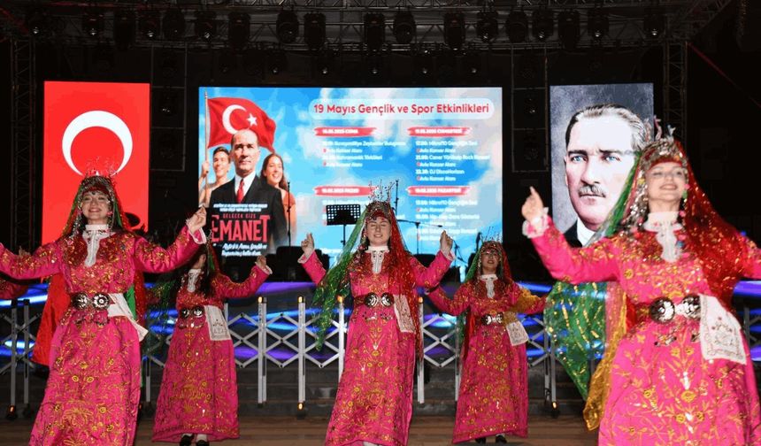 19 Mayıs coşkusu şahane etkinliklerle kutlandı