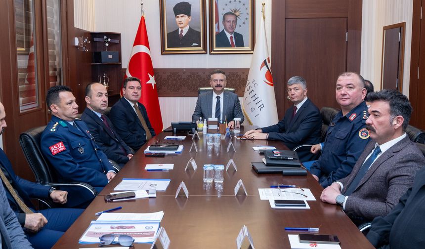 İl güvenliği ve asayişi için çalışmalar sürüyor