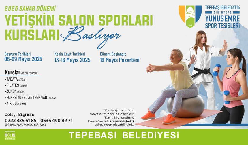 Tepebaşı'nda yetişkin kursları başlıyor