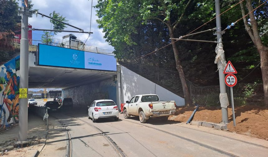 Alikahya Stadyum Tramvay Hattı’nda 1. Etap sona doğru
