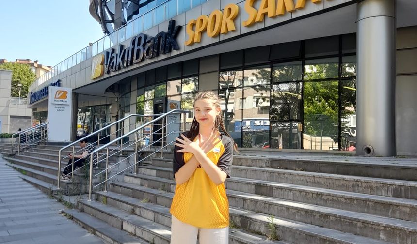 11 yaşında VakıfBank Spor Kulübü’ne transfer oldu