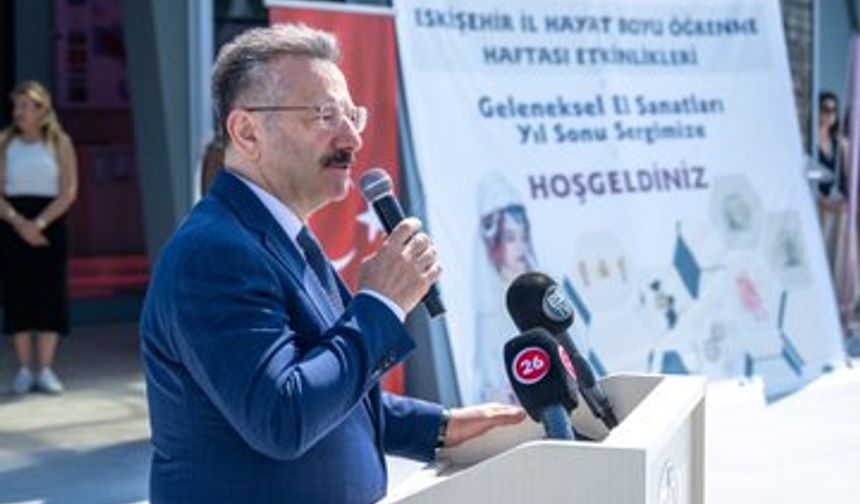 Hayat Boyu Öğrenme Yıl Sonu Sergisi Açıldı