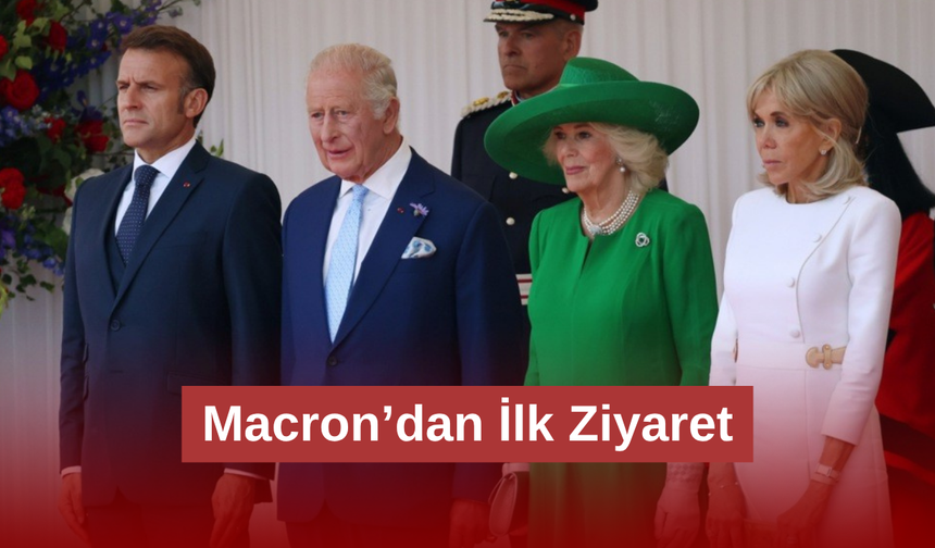 Macron'dan İngiltere'ye ziyaret