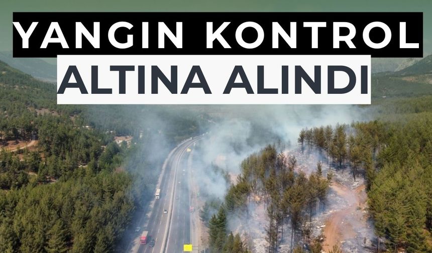 Aracın neden olduğu orman yangını kontrol altına alındı