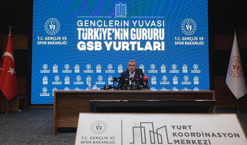 “GSB Yurt Başvuruları Başladı”