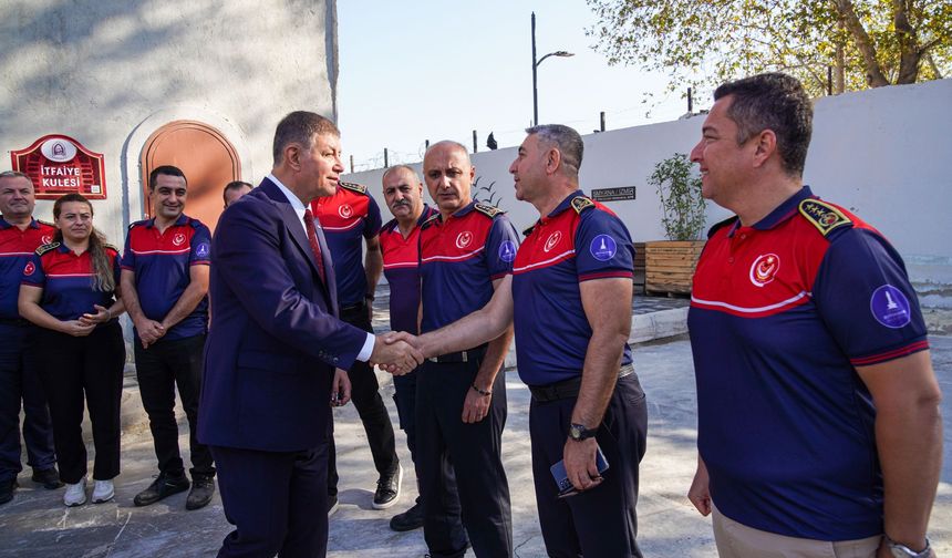 İtfaiye Haftası’nda itfaiye personeli ile buluştular