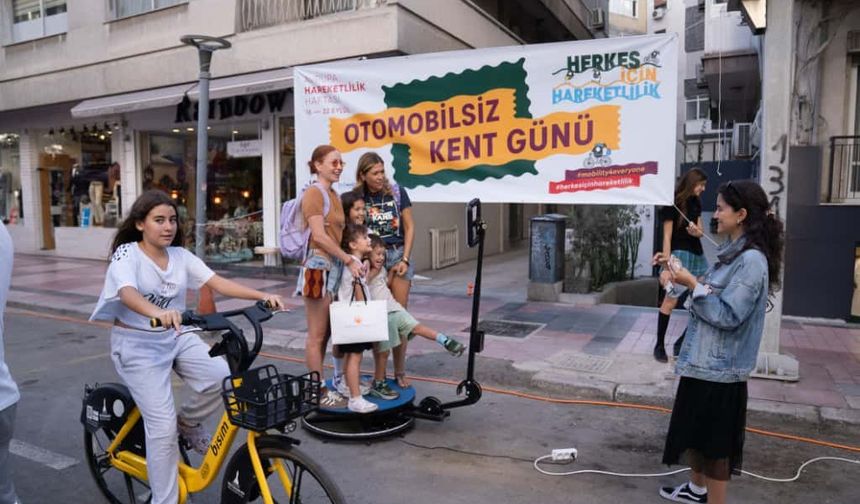 Yayalar Otomobilsiz Kent Günü’nün keyfini sürdü