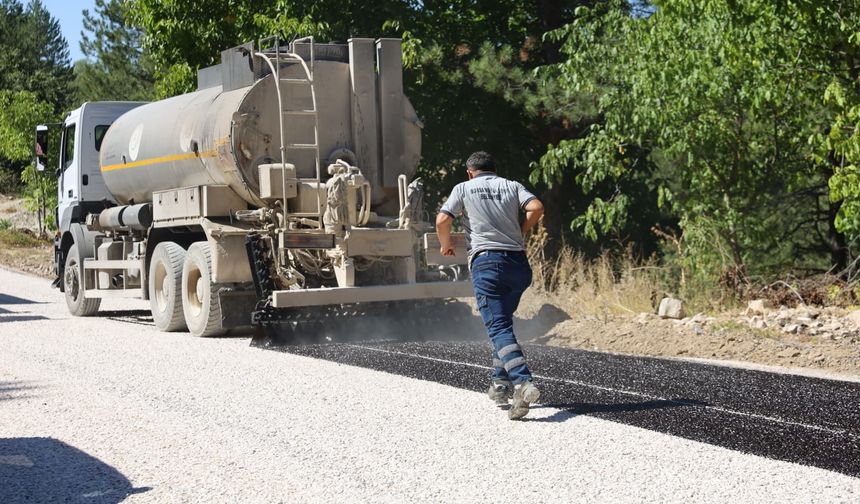 Dağ ilçeleri ulaşımda rahatlığa ulaşıyor