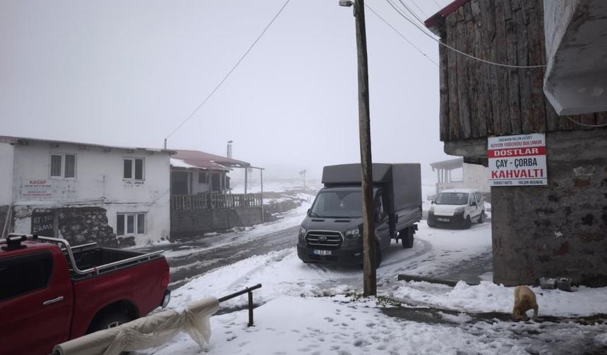 Artvin'in vadilerini sel, yaylalarını kar vurdu
