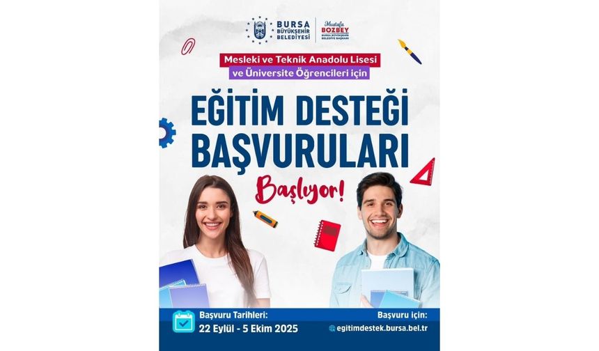 Eğitim desteği müjdesi verdi
