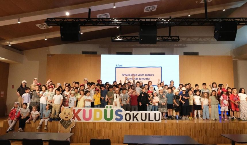 Kudüs Okulu çocuklara Filistin bilinci aşılıyor