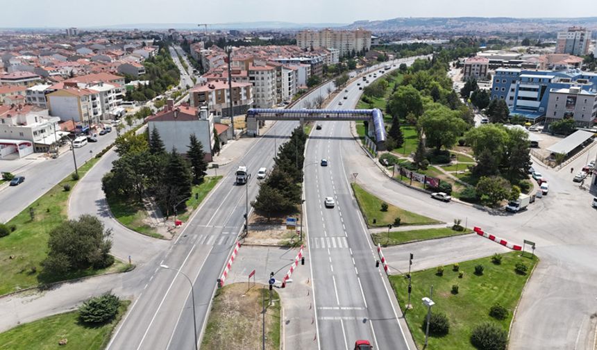 Tepebaşı Kavşağı 15 Ekim'e kadar kapalı