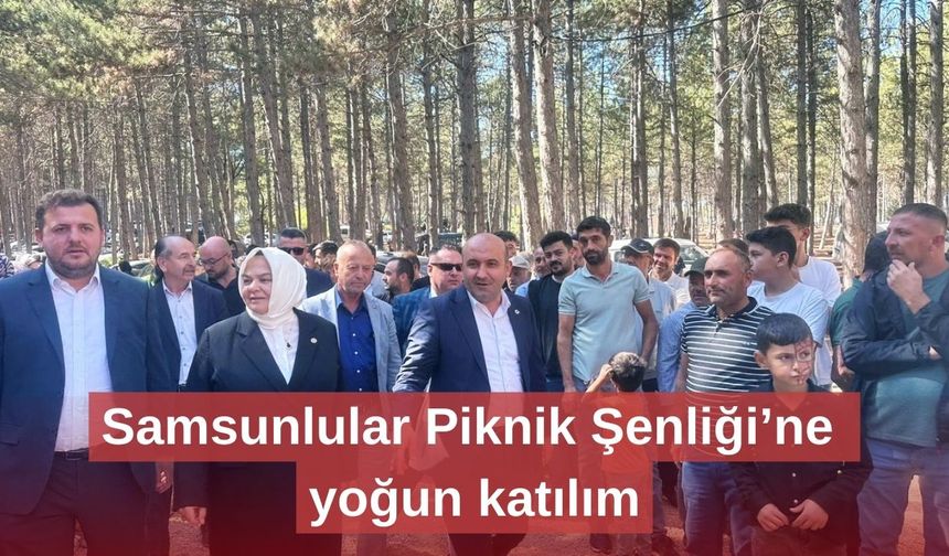 Samsunlular Piknik Şenliği’ne yoğun katılım