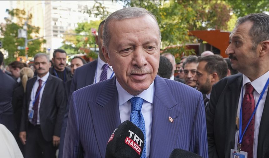 Erdoğan, BM Genel Kurulu konuşması için ABD'ye geldi