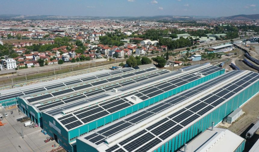 Milli Hızlı Tren güneş enerjisiyle üretiliyor