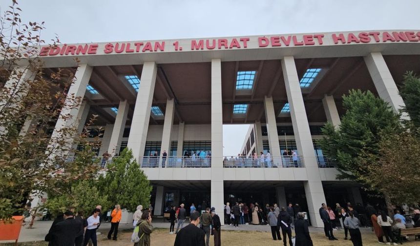Devlet Hastanesi'nde yangın paniği