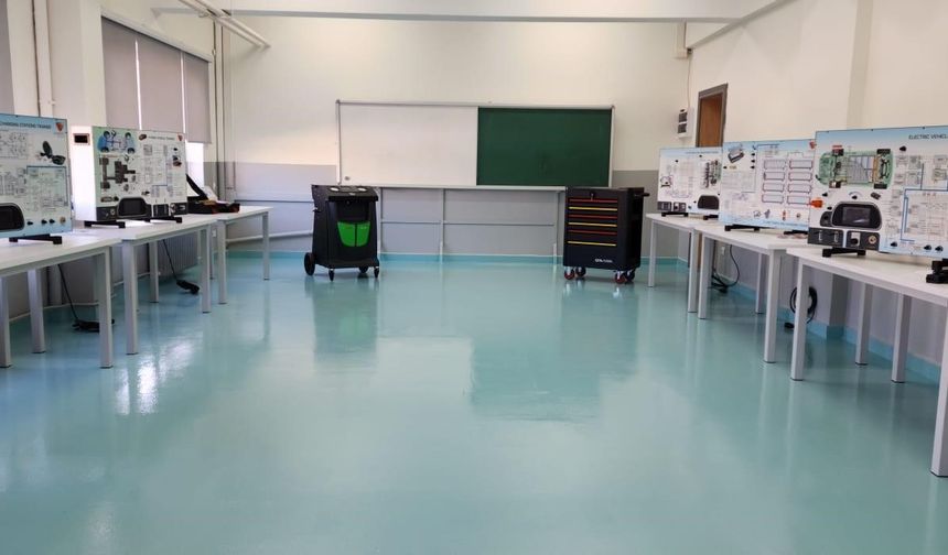 Elektrikli araç kurulum çalışmaları hızla ilerliyor