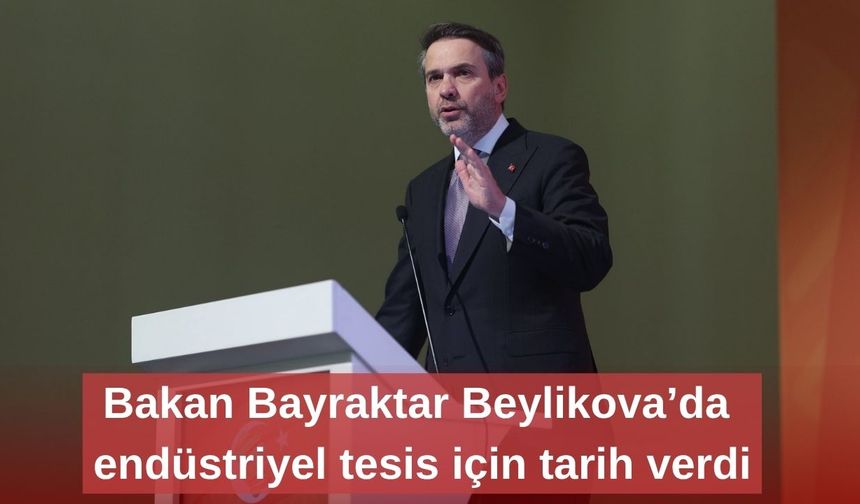 Bakan Baykratar Beylikova’da endüstriyel tesis için tarih verdi