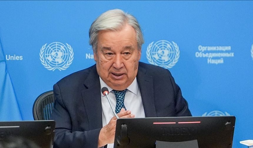 Guterres, Trump'ın Gazze ateşkes planı açıklamasından memnun