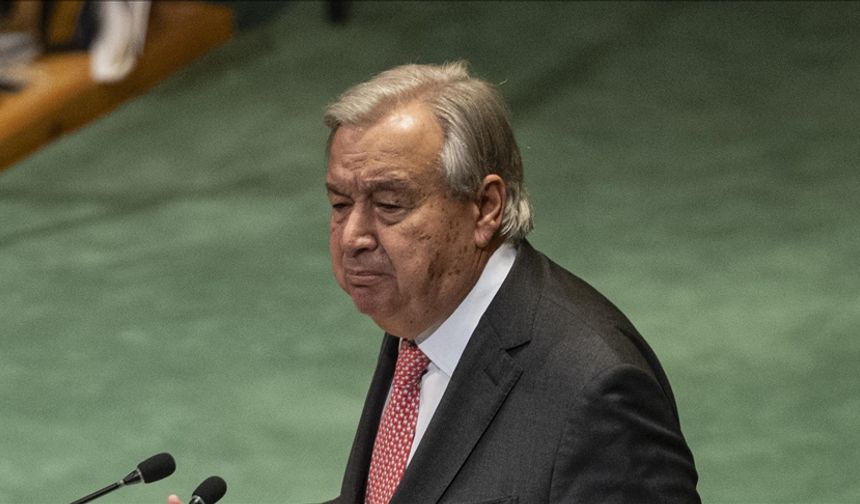 Guterres: Fas'ta devam eden protestolara değindi.