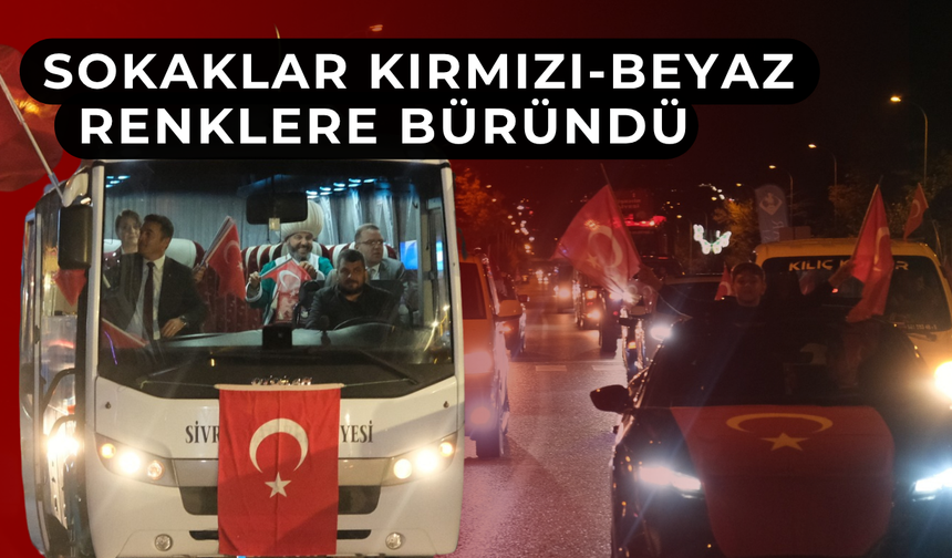 Sivrihisar’da Cumhuriyet Konvoyu Coşkusu