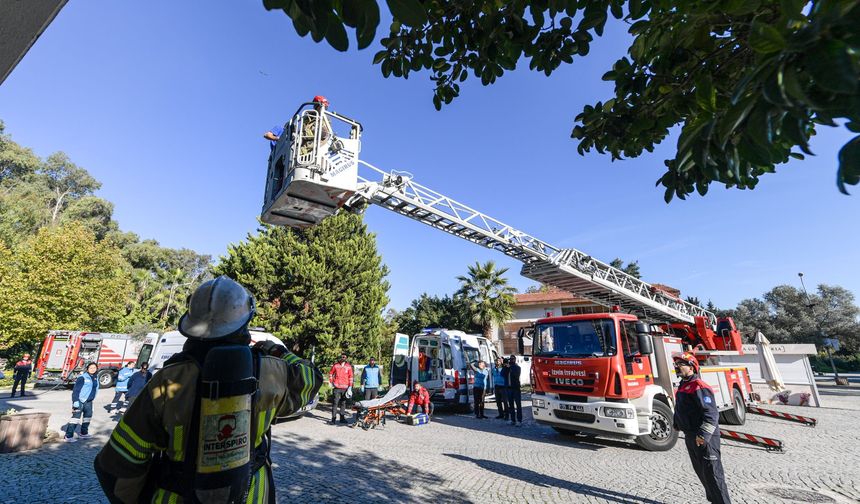 İzmir Doğal Yaşam Parkı’nda acil durum tatbikatı