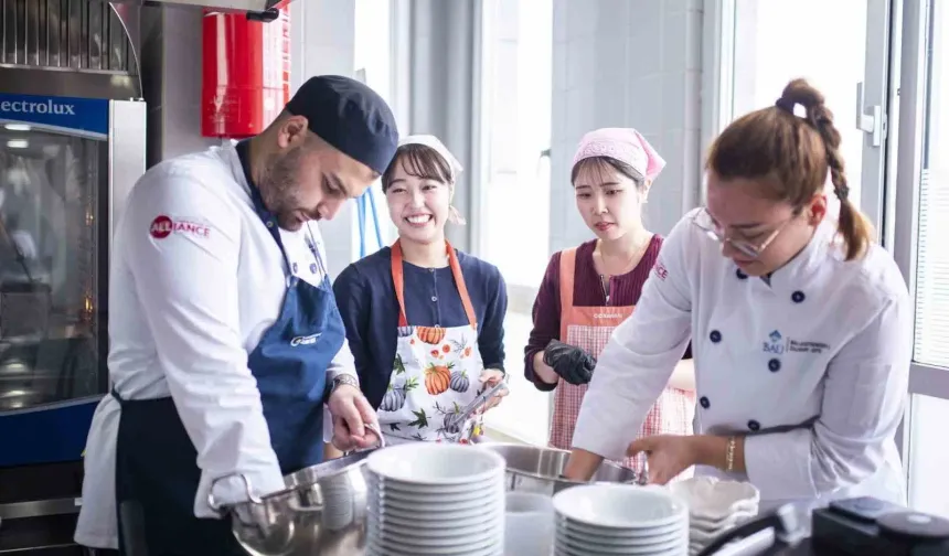 Japon şefler Türk yemeklerini öğrenerek mezun olacak