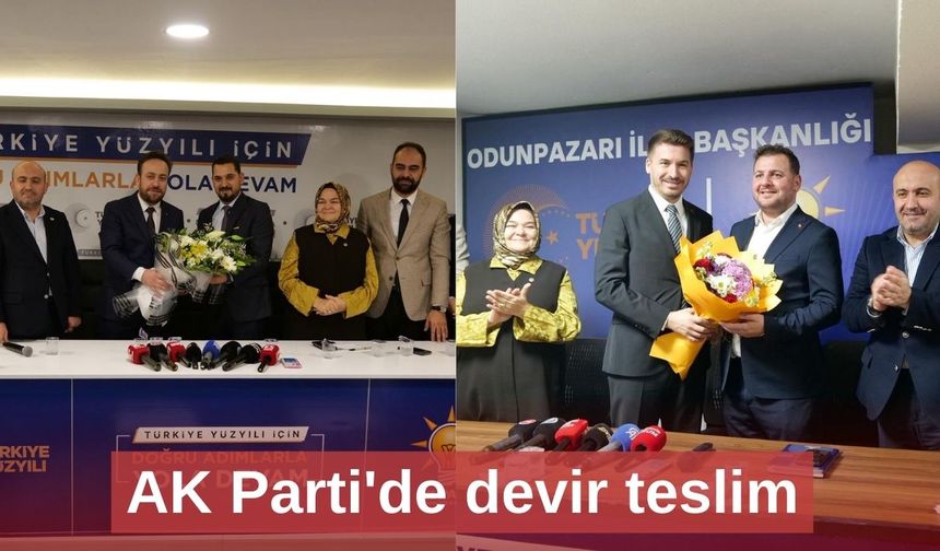 AK Parti'de devir teslim