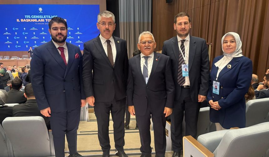 Başkan Büyükkılıç, AK Parti 175. Genişletilmiş İl Başkanları Toplantısı’na Katıldı