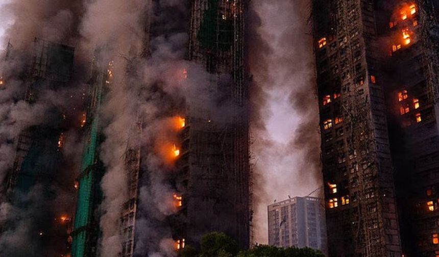 Hong Kong Tai Po Yangını Faciaya Dönüştü!