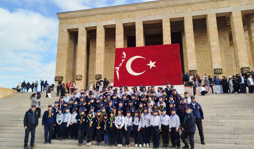 Tepebaşı'nın izcileri Ankara'da
