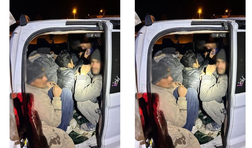 Düzensiz göçmenler ve 2 organizatör yakalandı