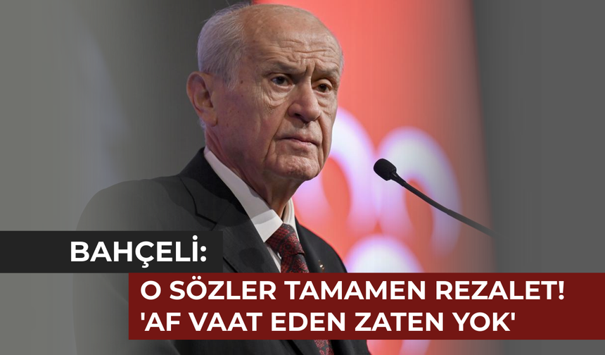Bahçeli'den Bese Hozat'a çok sert tepki