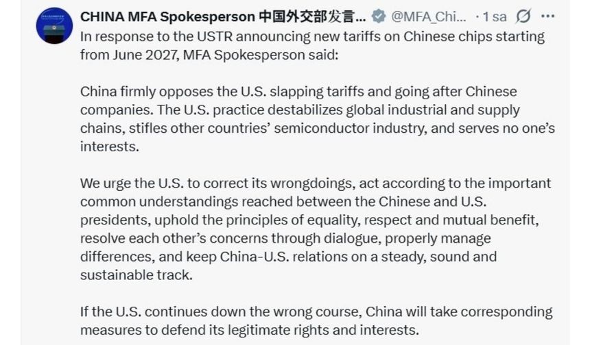 ABD'den yeni gümrük vergisi kararı