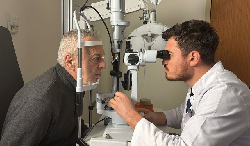Eskişehir’de yarım kat kornea nakliyle görme yetisi geri kazandırıldı