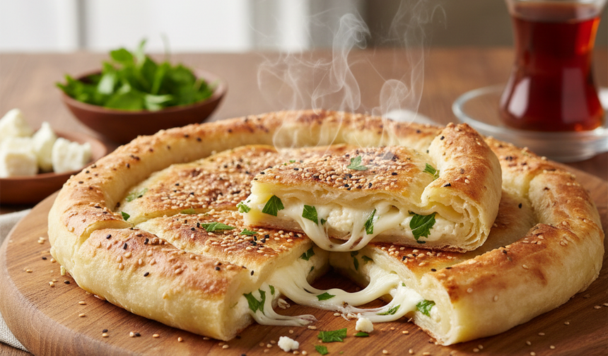 Sahurda kapış kapış gidecek! Lavaşla 10 dakikada tavada börek tarifi